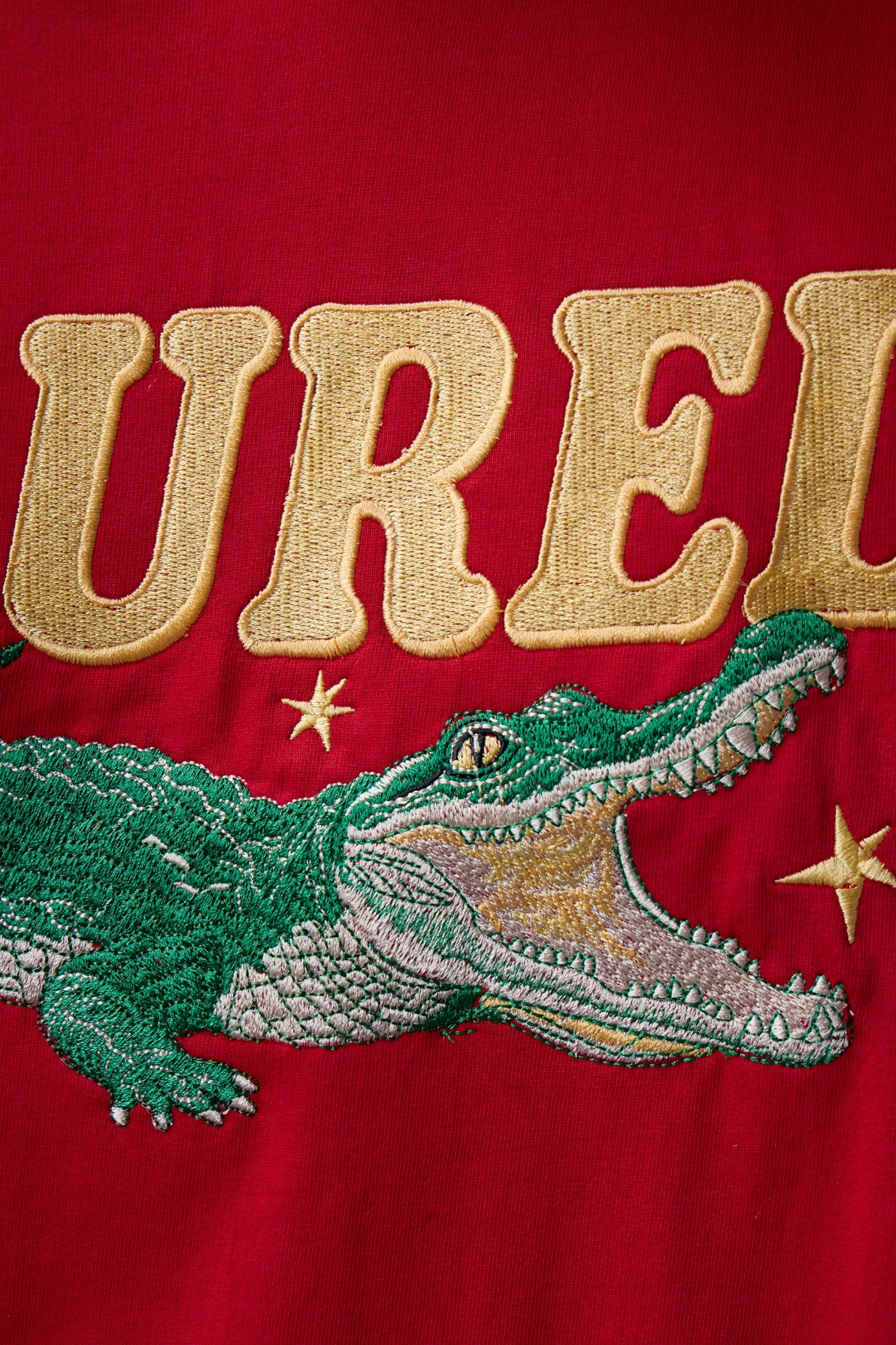 CROCODILE EMBROIDERED OVERSIZED T-SHIRT