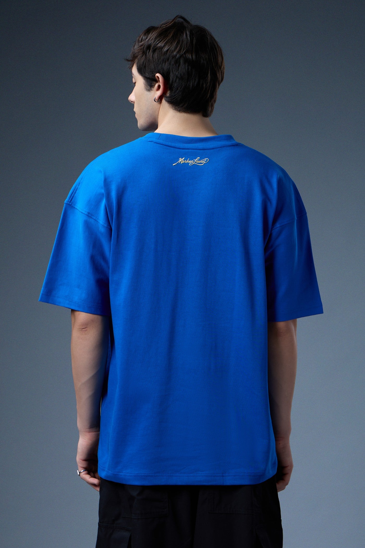 DRAGON EMBROIDERED OVERSIZED T-SHIRT