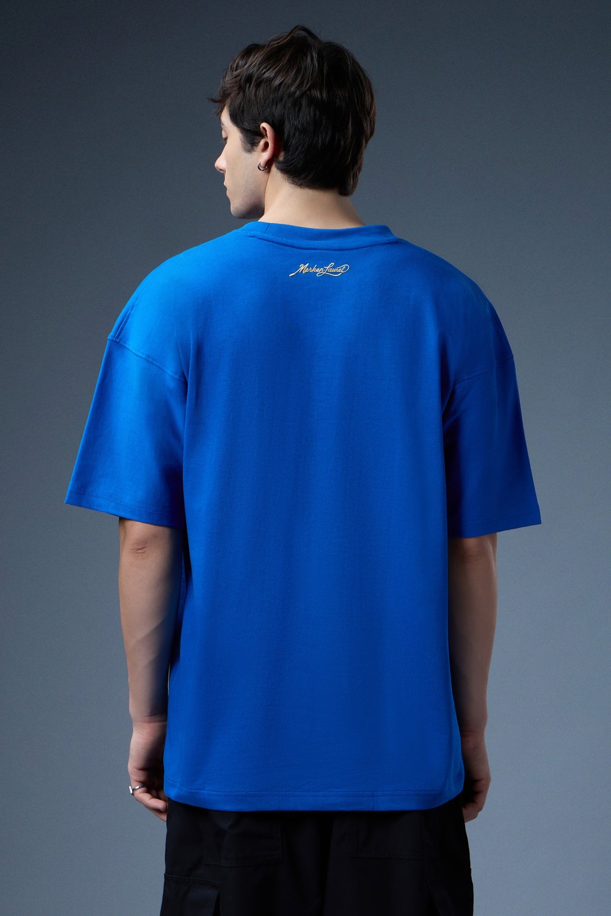 DRAGON EMBROIDERED OVERSIZED T-SHIRT