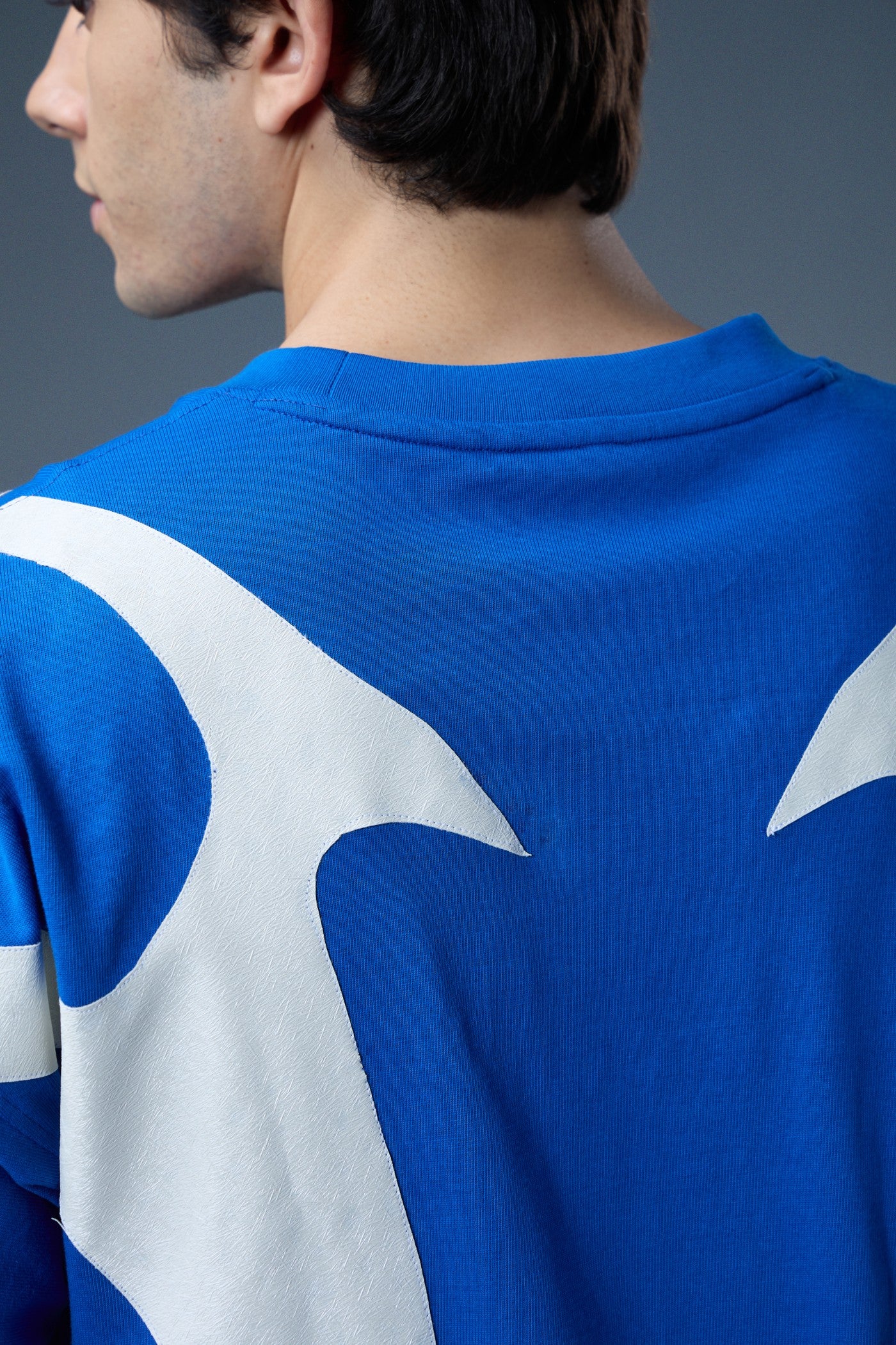 SKYFALL BOLT LEATHER PATCH OVERSIZED T-SHIRT