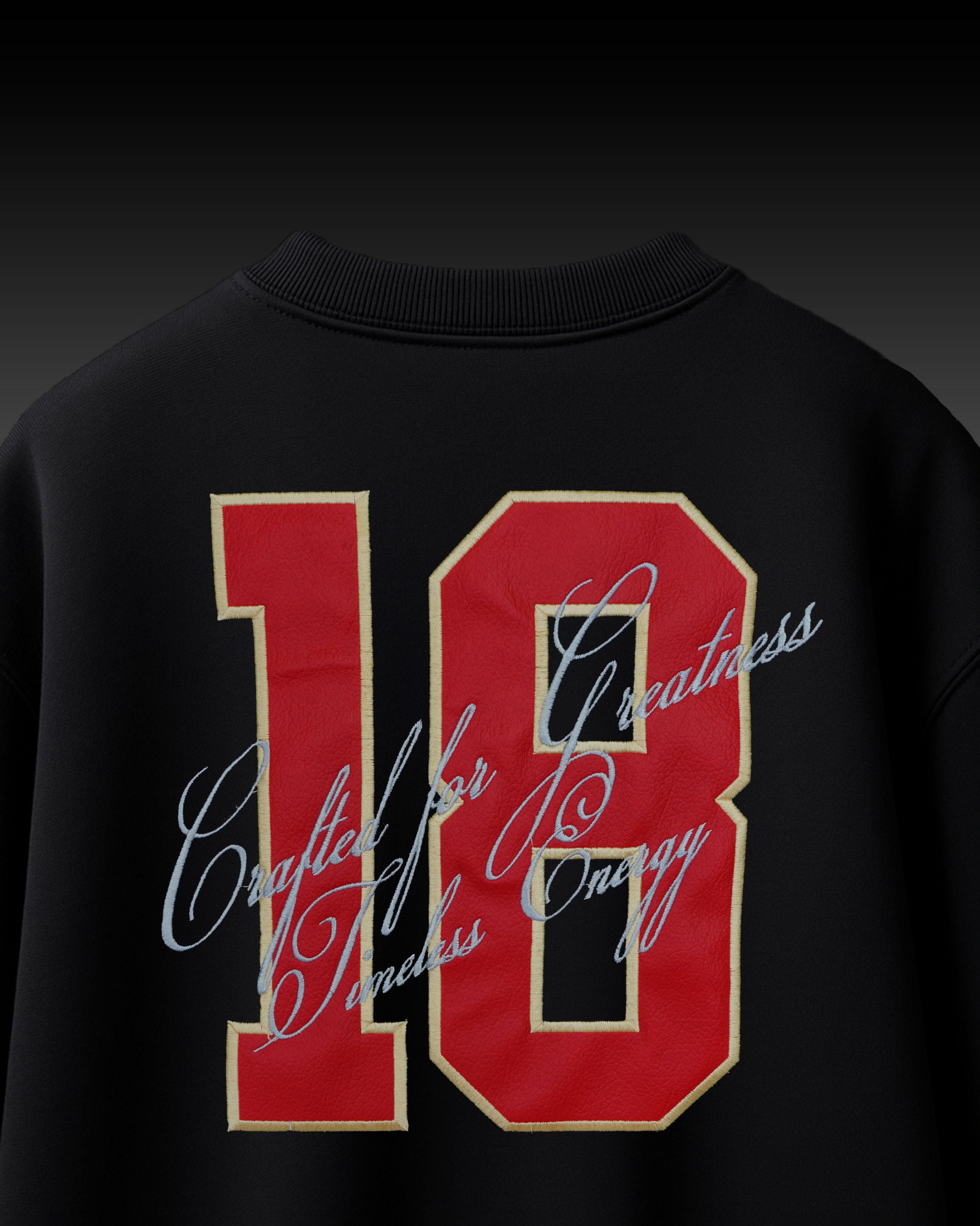 TIMELESS 18 EMBROIDERY OVERSIZE T-SHIRT