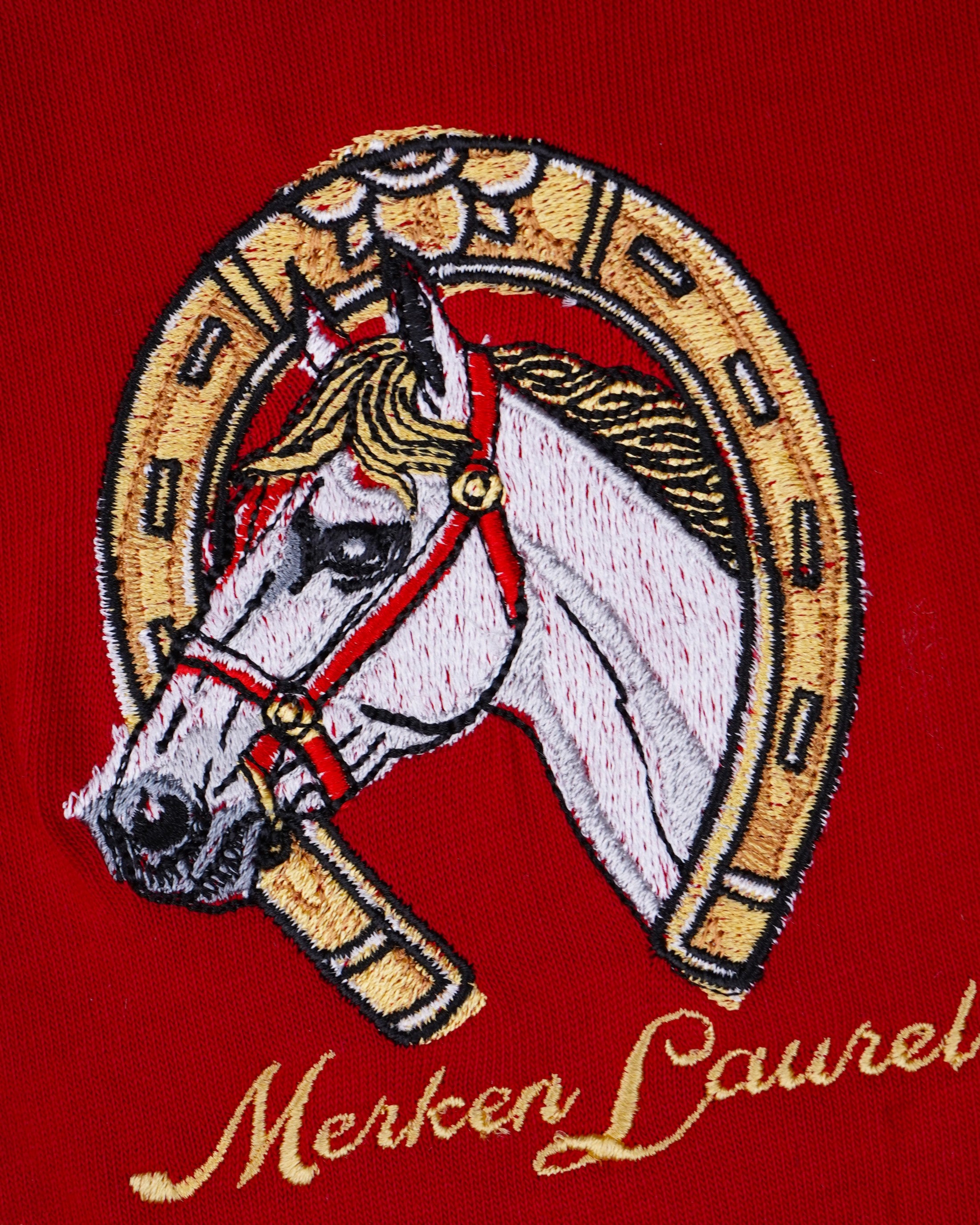 ROYAL HORSE EMBROIDERED OVERSIZED T-SHIRT