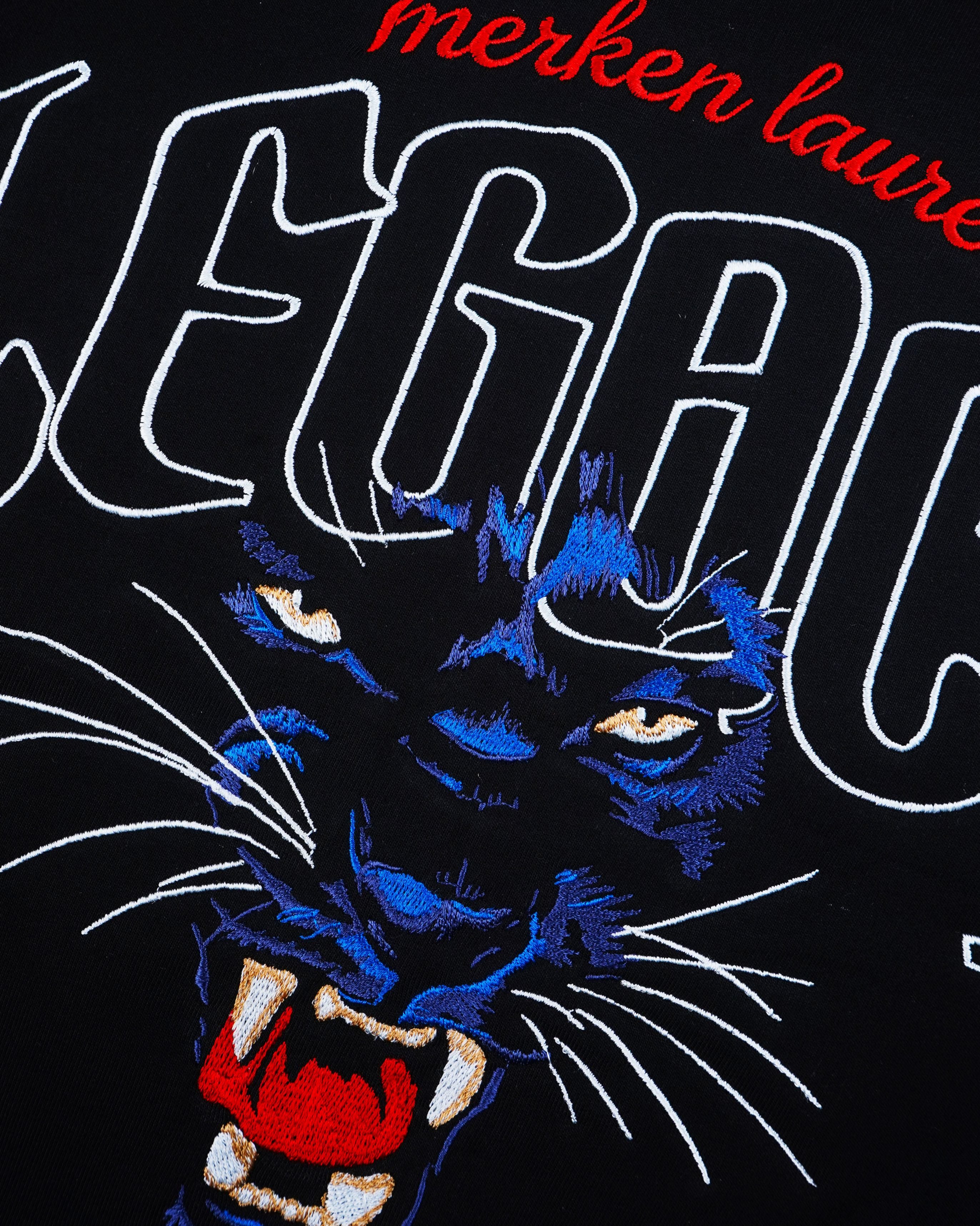 LEGACY PANTHER EMBROIDERED OVERSIZED T-SHIRT