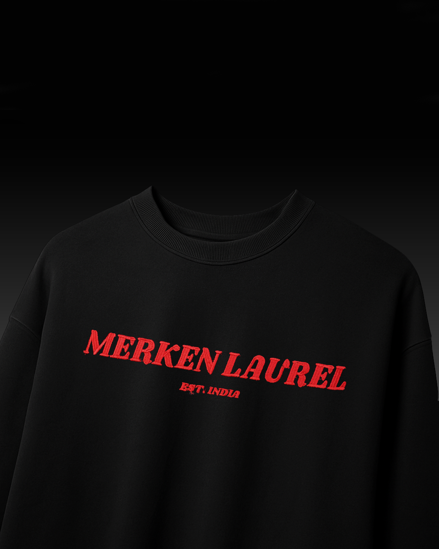 SPYER APPLIQUE EMBROIDERY OVERSIZED T SHIRT