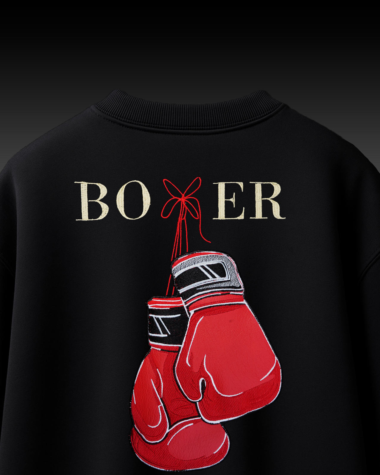 BOXER EMBROIDERY OVERSIZED T-SHIRT