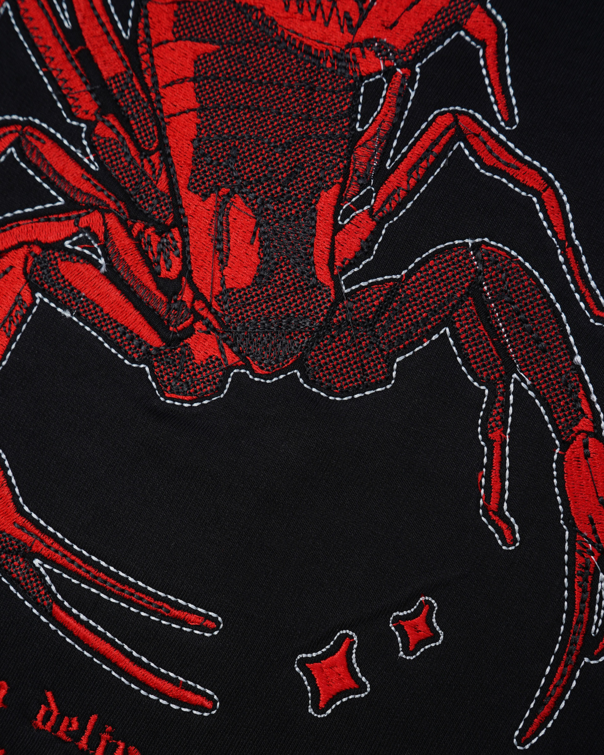 SCORPION EMBROIDERED OVERSIZED T-SHIRT