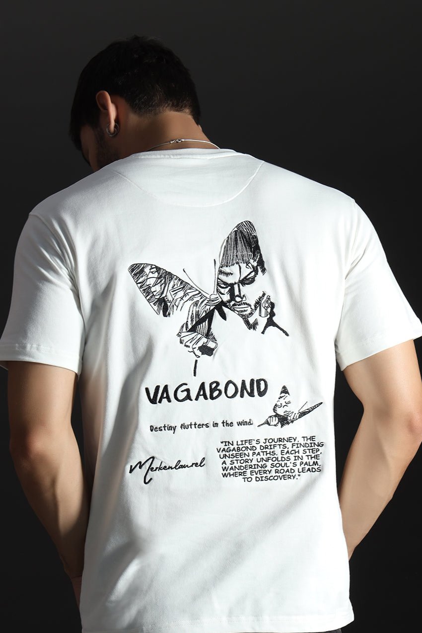 VEGABOND RELAXED FIT EMBROIDERED T-SHIRT