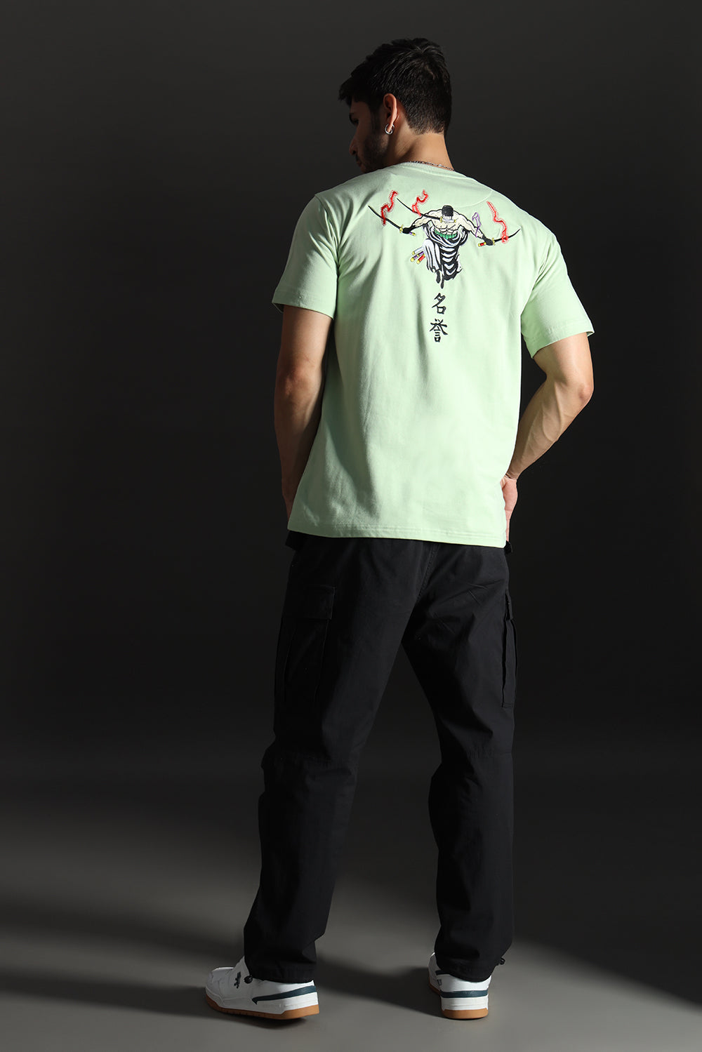 ZORO RELAXED FIT EMBROIDERED T-SHIRT