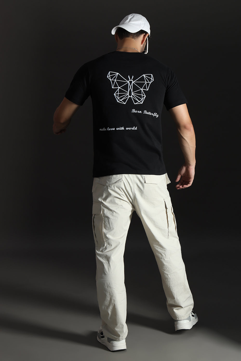 MNL BUTTERFLY RELAXED FIT EMBROIDERED T-SHIRT