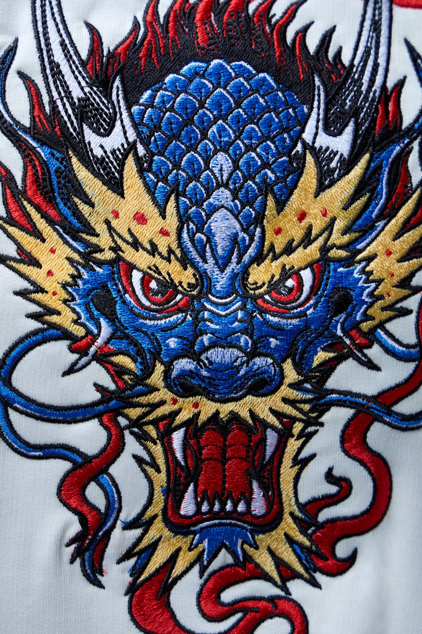 DRAGON EMBROIDERED OVERSIZED T-SHIRT