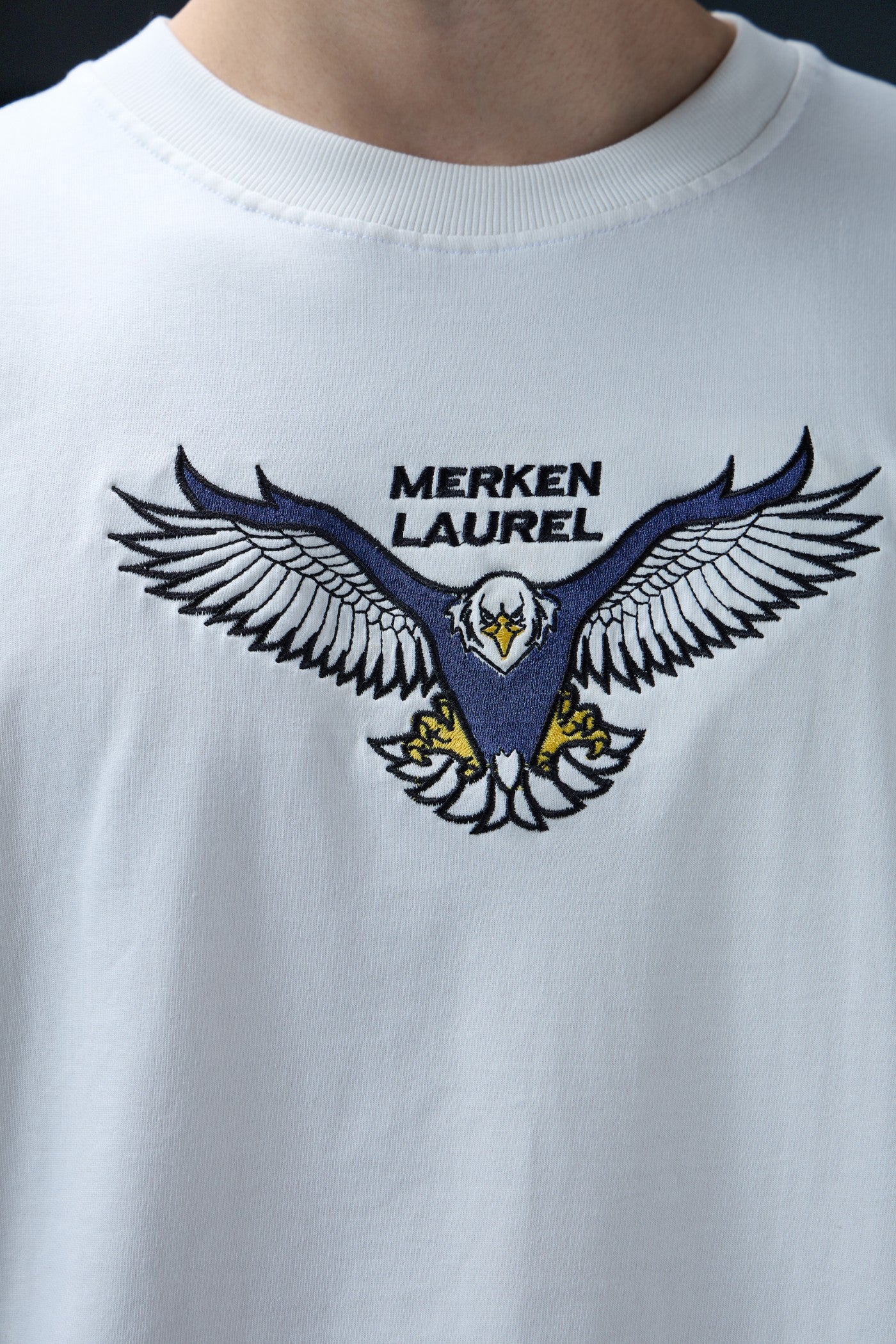 RISE OF LAUREL EMBROIDERED OVERSIZED T-SHIRT