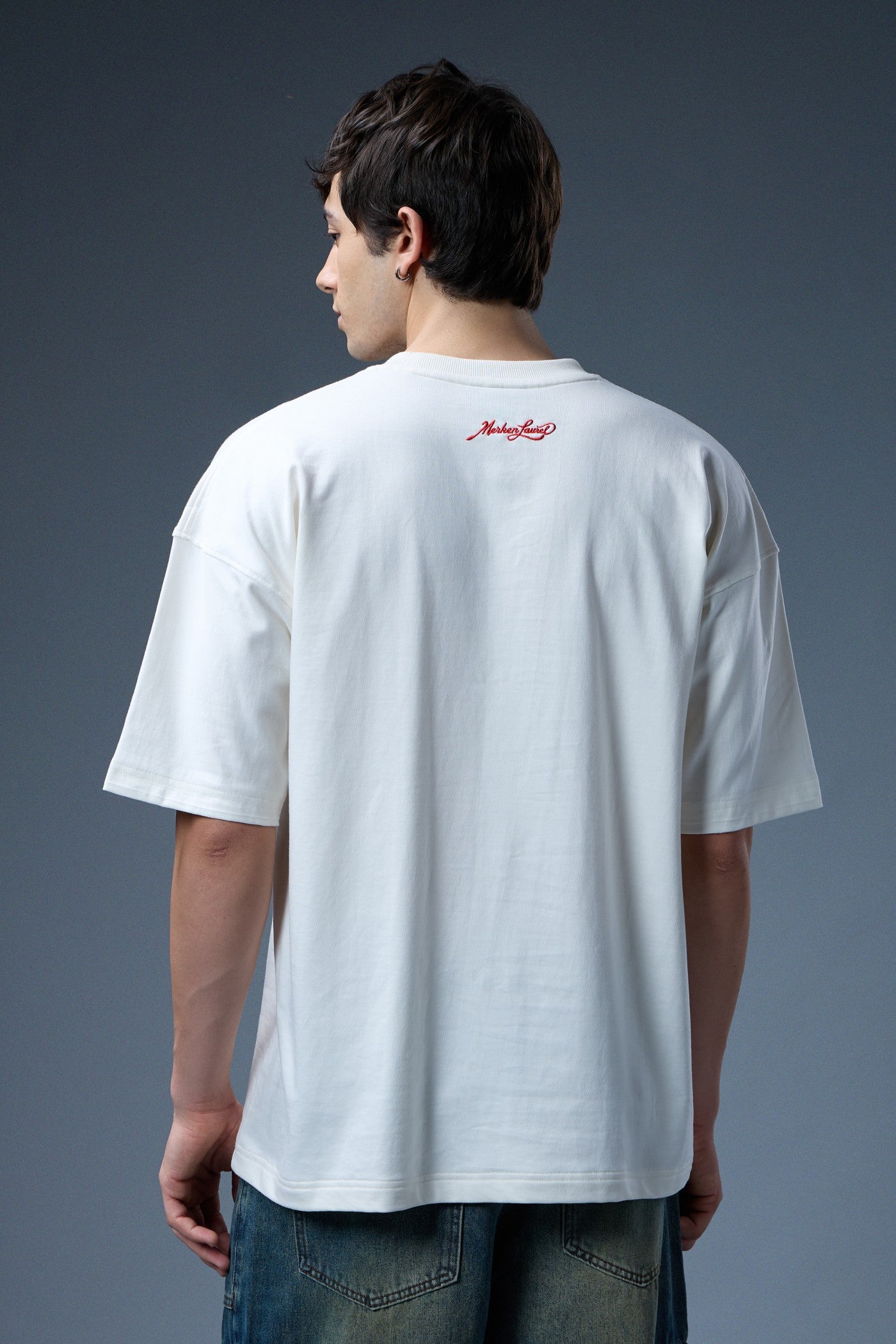 CLASSIC DRAGON EMBROIDERED OVERSIZED T-SHIRT