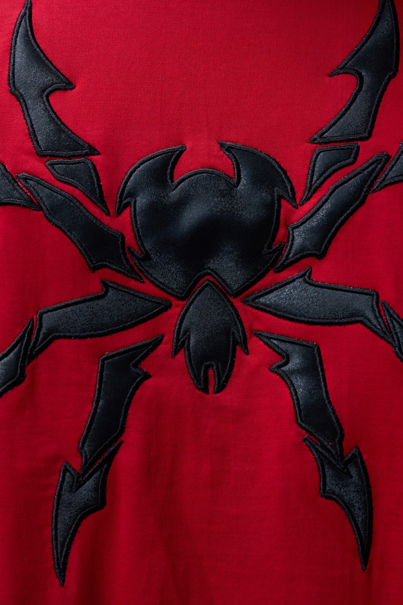 SPIDER EMBROIDERED OVERSIZED T-SHIRT