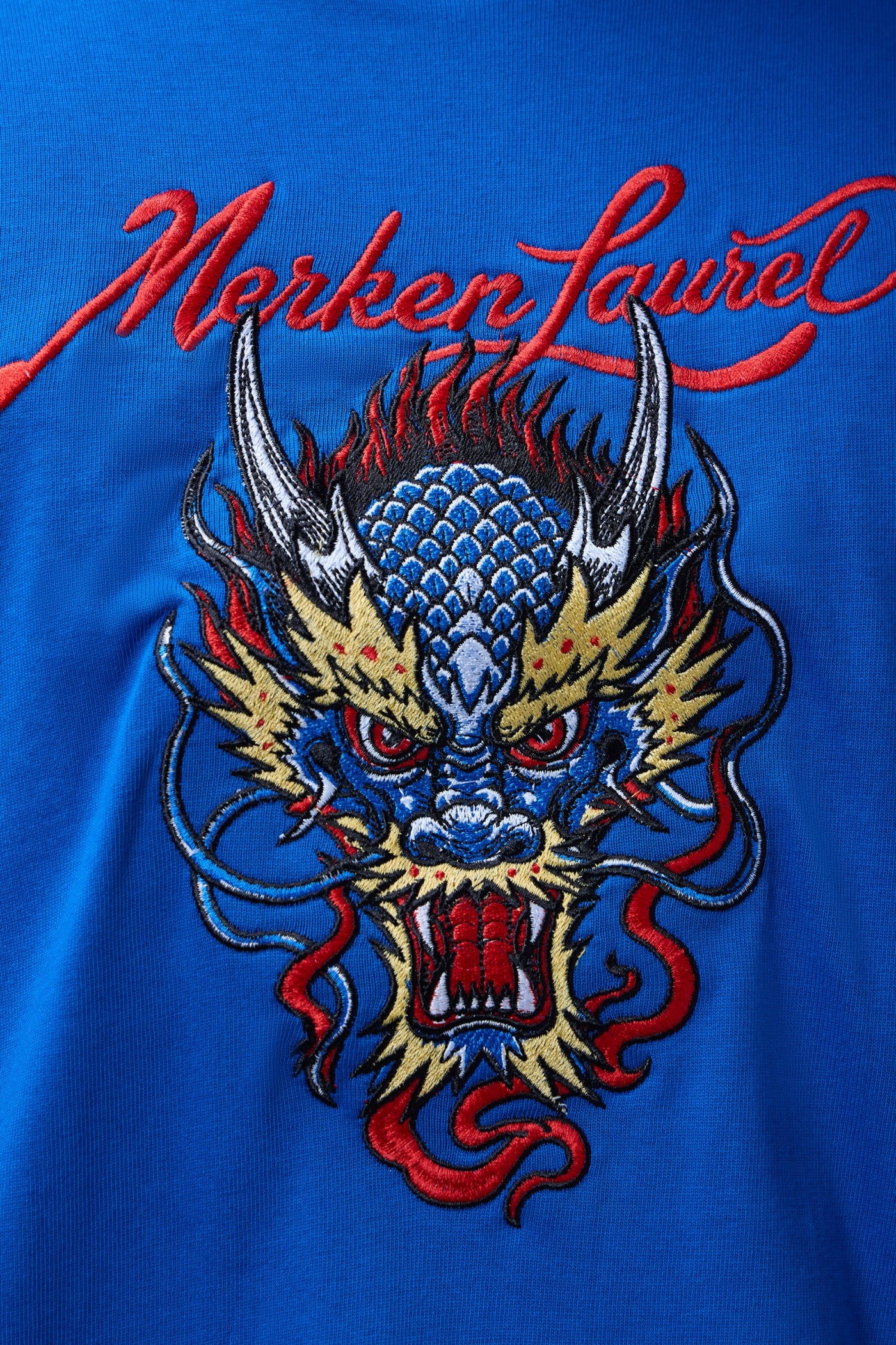 DRAGON EMBROIDERED OVERSIZED T-SHIRT