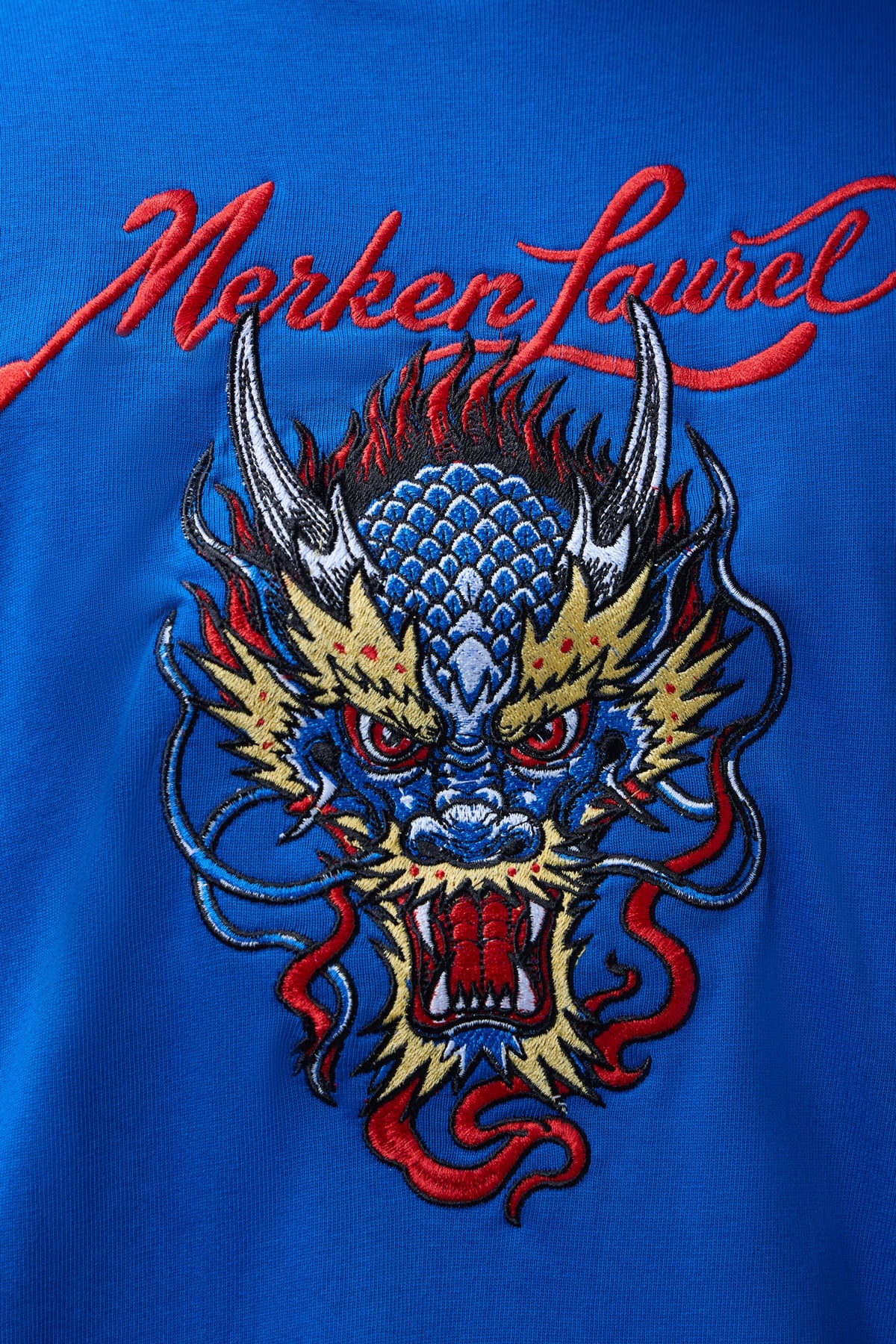 DRAGON EMBROIDERED OVERSIZED T-SHIRT
