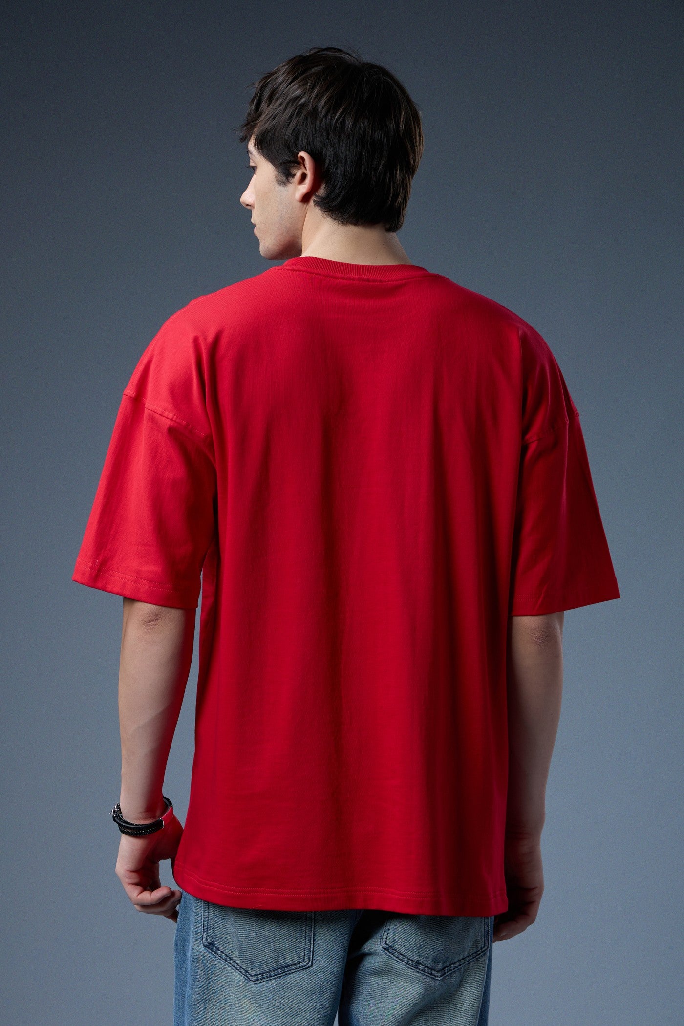 SIGNATURE EMBROIDERED OVERSIZED T-SHIRT