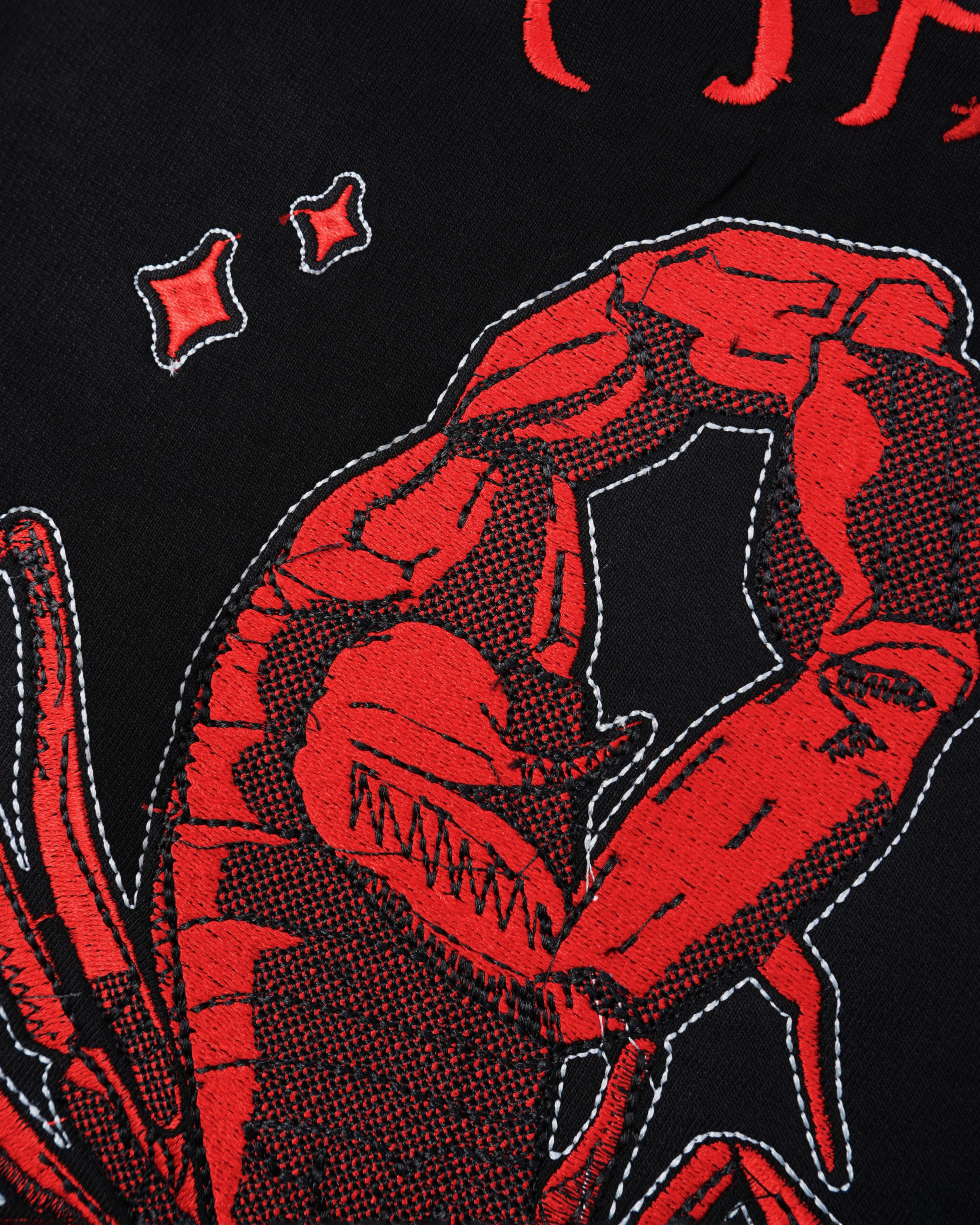 SCORPION EMBROIDERY OVERSIZED T SHIRT