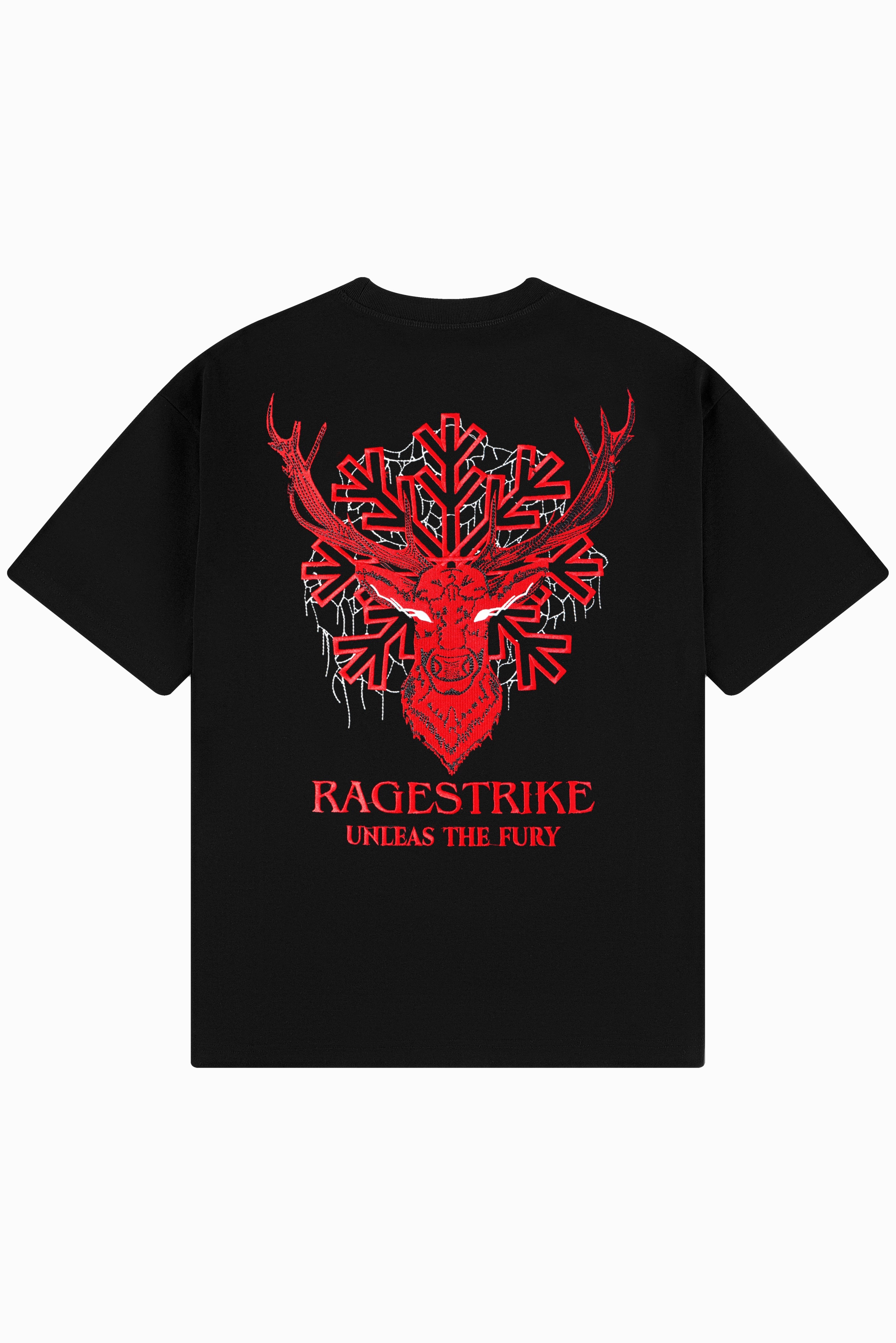 DEER EMBROIDERY T SHIRT