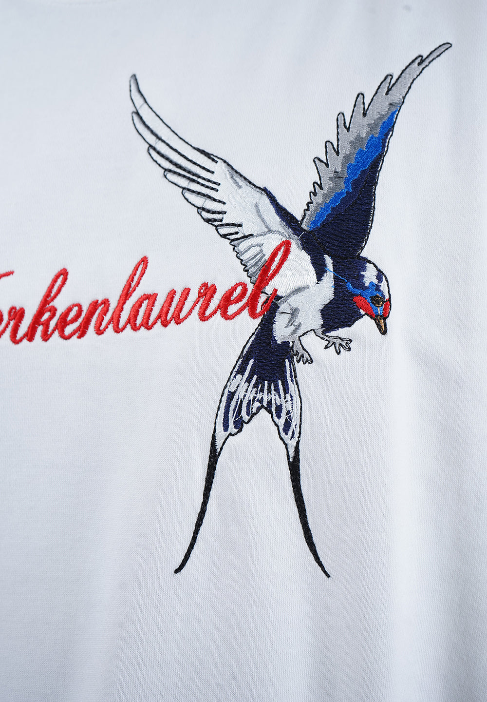 LAUREL BIRD EMBROIDERY T SHIRT