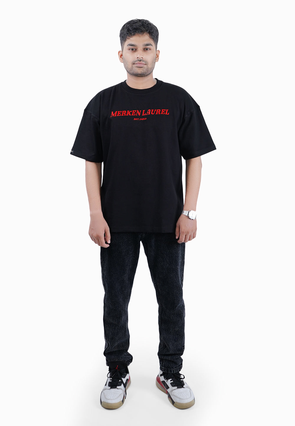 SCORPION EMBROIDERY T SHIRT