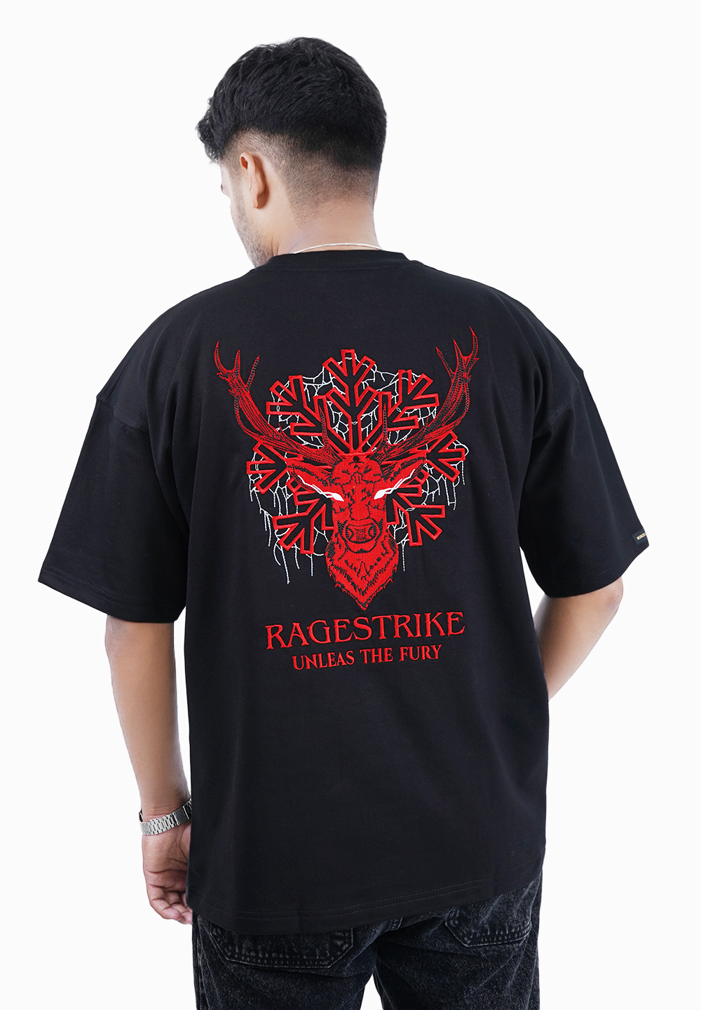 BUY DEER EMBROIDERY T SHIRT