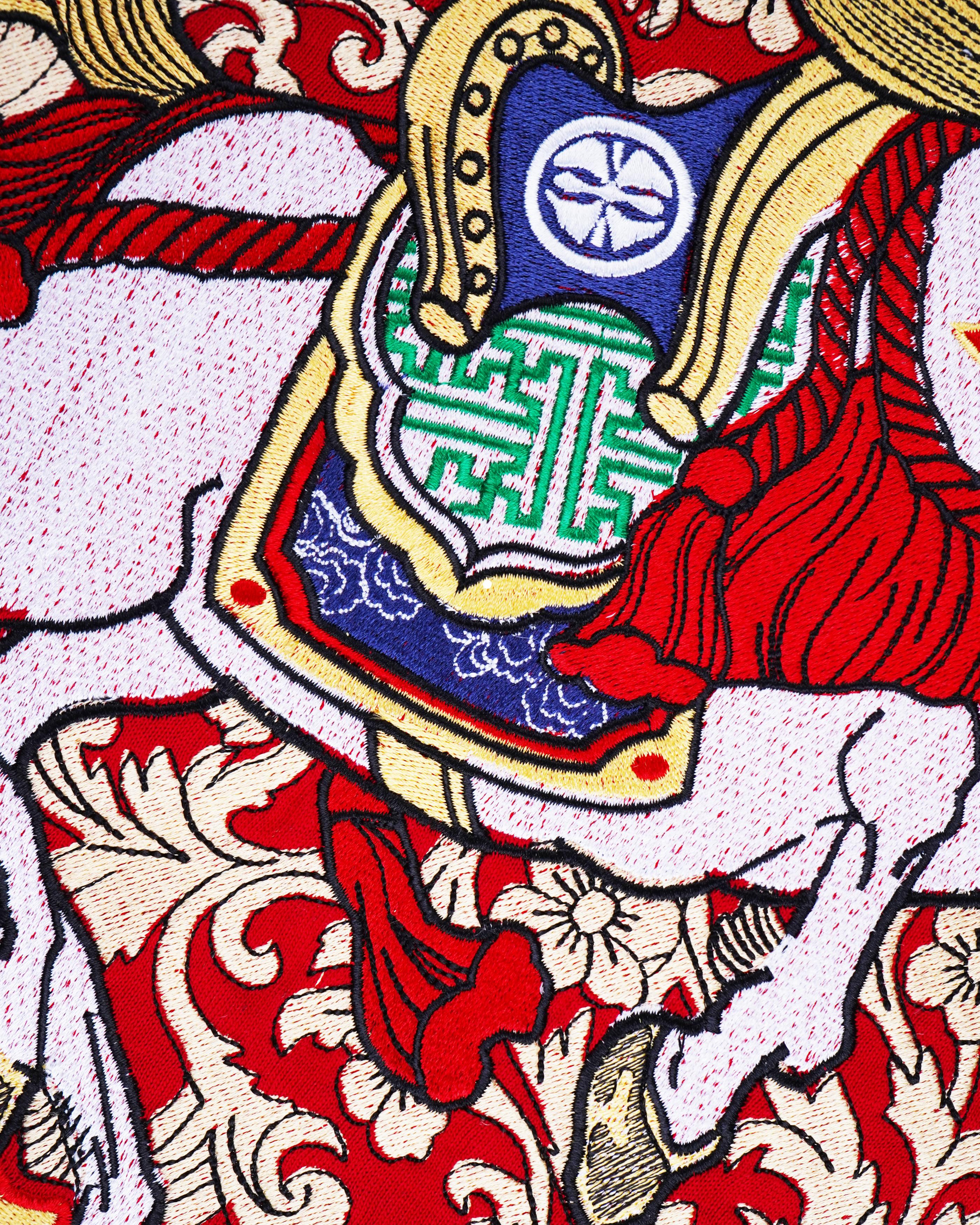 ROYAL HORSE EMBROIDERED OVERSIZED T-SHIRT