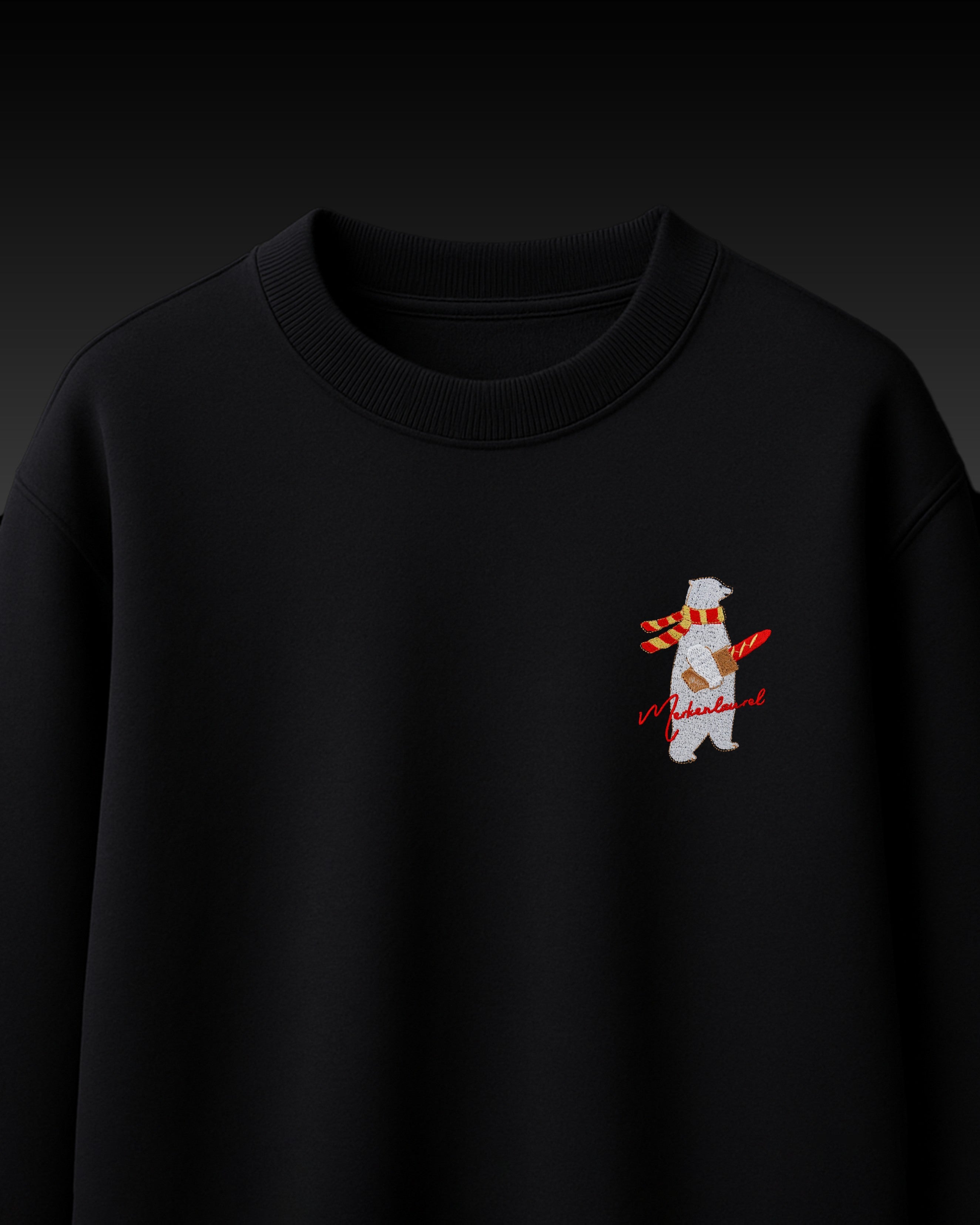 POLAR BEAR EMBROIDERED OVERSIZED T-SHIRT