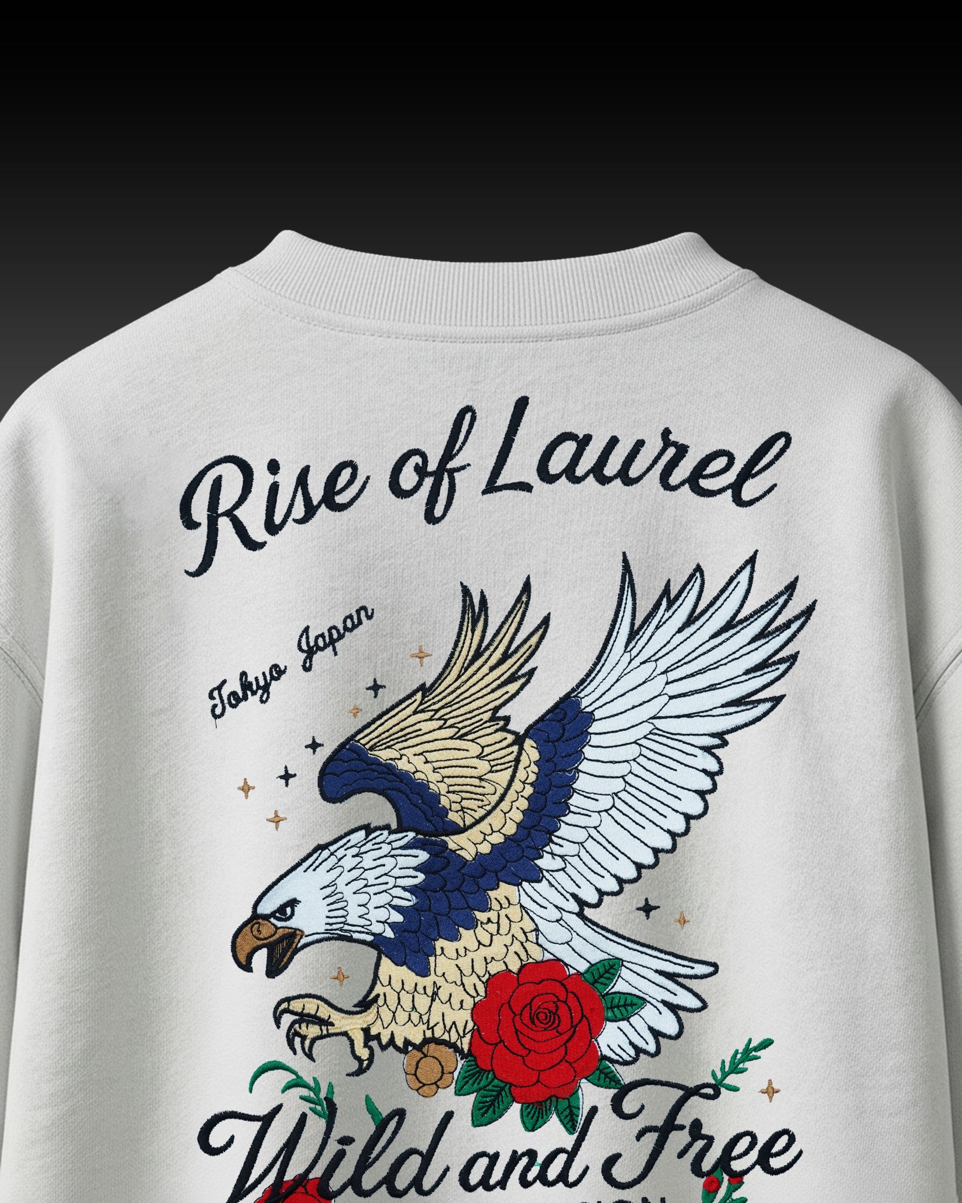 RISE OF LAUREL EMBROIDERED OVERSIZED T-SHIRT