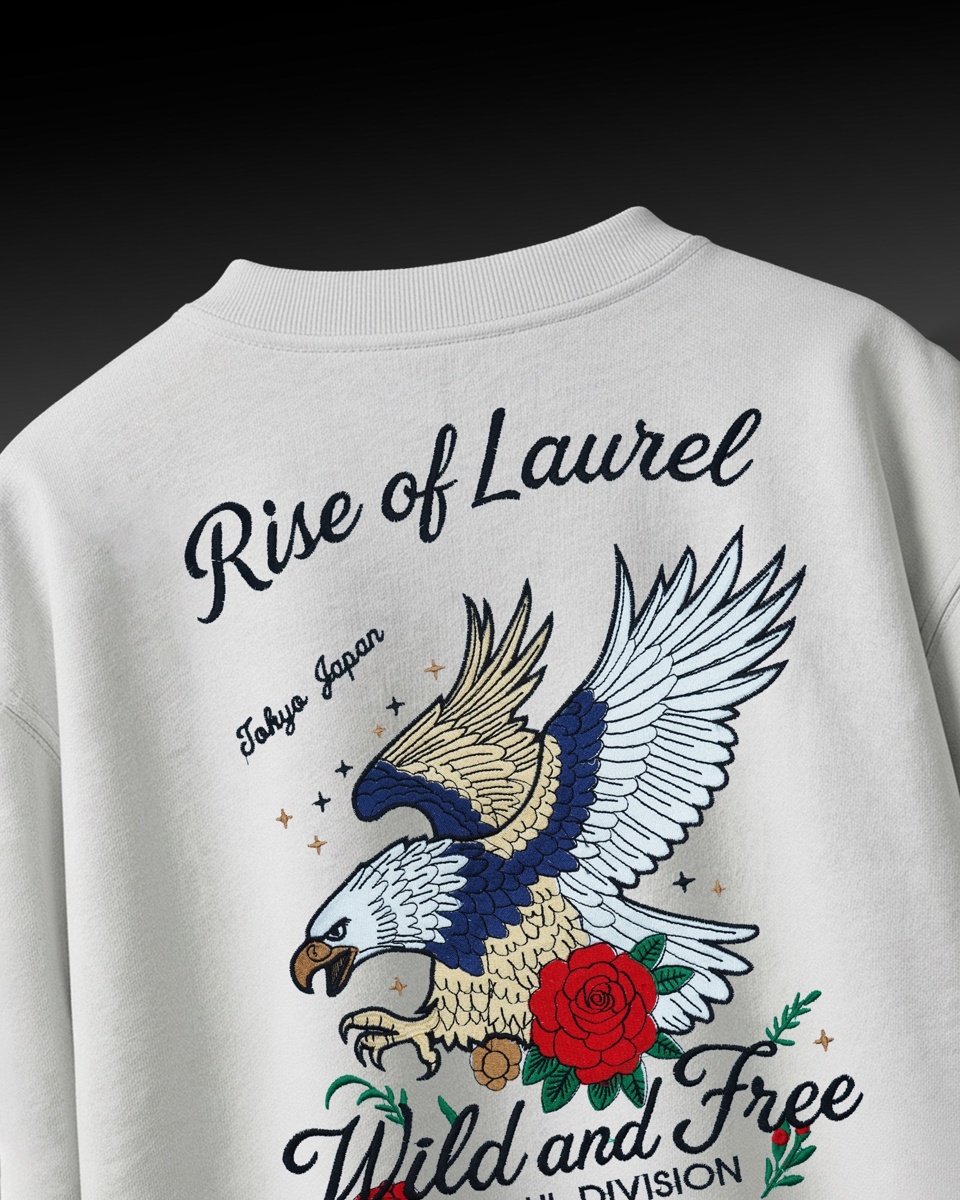 RISE OF LAUREL EMBROIDERED OVERSIZED T-SHIRT