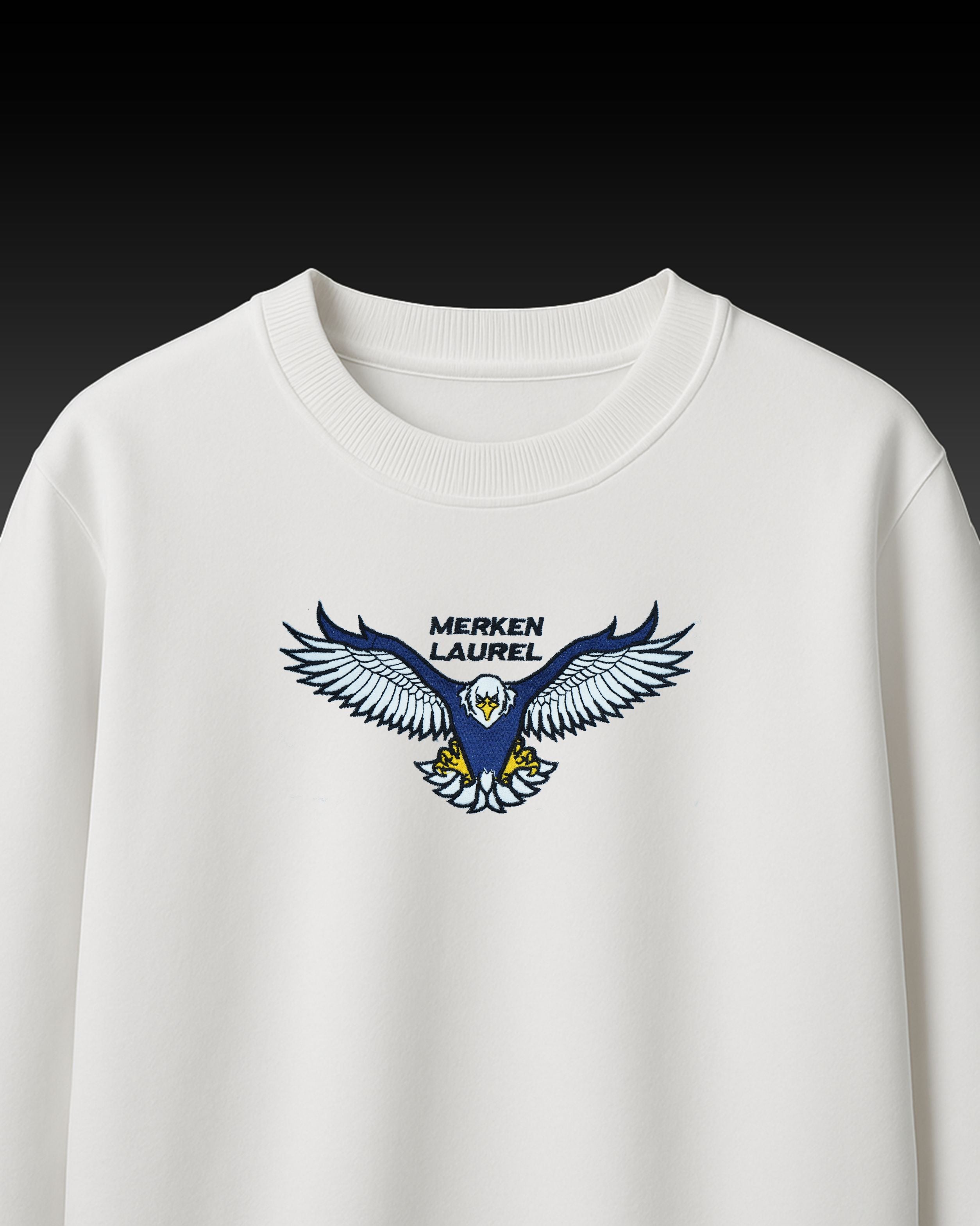 RAISE OF LAUREL EMBROIDERY T-SHIRT