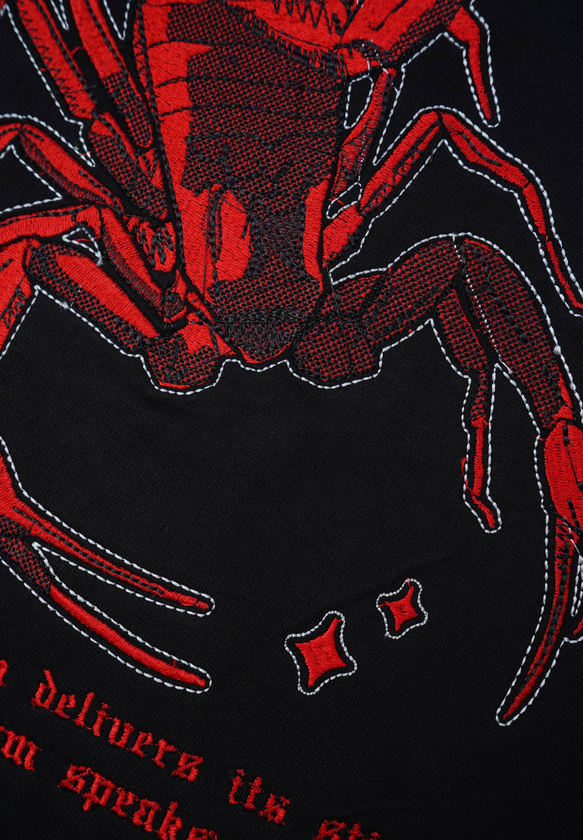 SCORPION EMBROIDERY T SHIRT